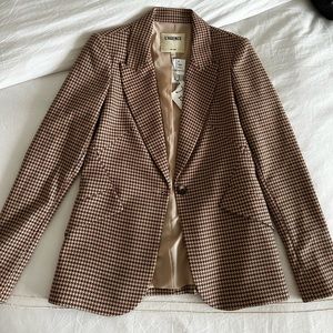 L’AGENCE BNWT houndstooth Blazer
